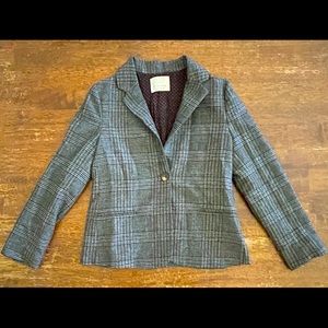 Zara blazer 9/10 plaid unisex girl boy jacket